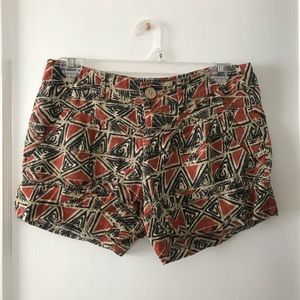 Forever 21 Tribal Print Shorts